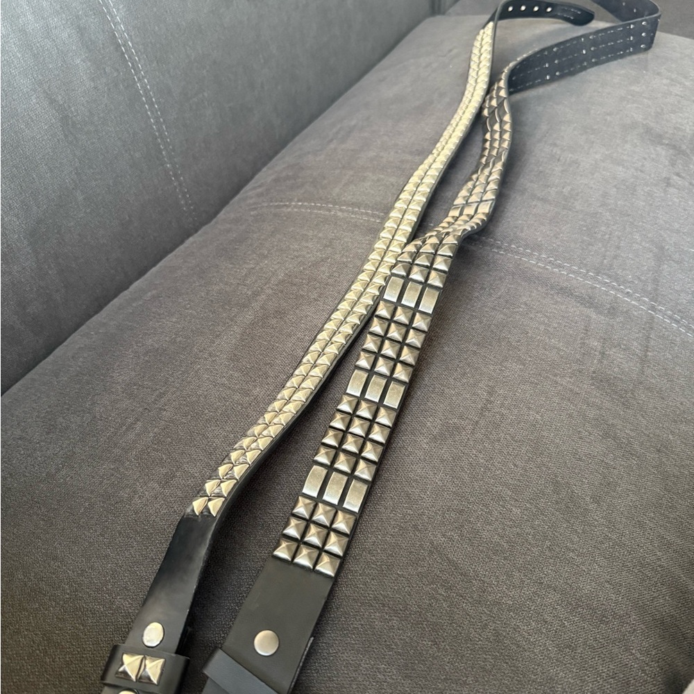 Hot Topic Black and Silver Belts